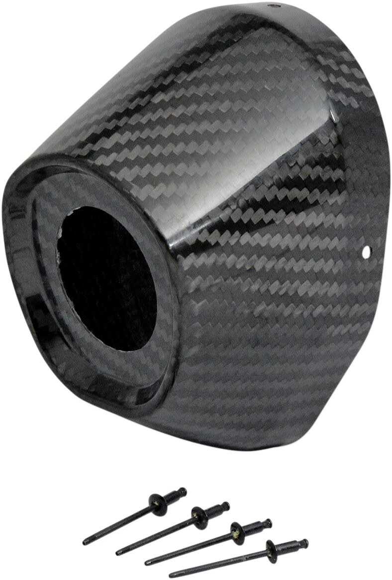 PRO CIRCUIT END-CAP CARBON (3.5") W/1.5" HOLE PC4022-0005