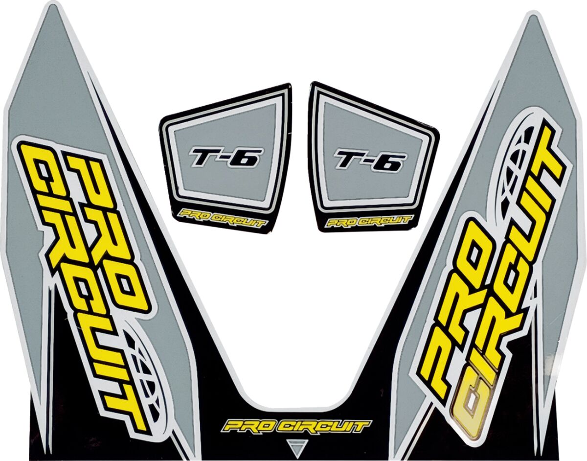 PRO CIRCUIT DECAL T6 GRAY DC22T6-GRAY