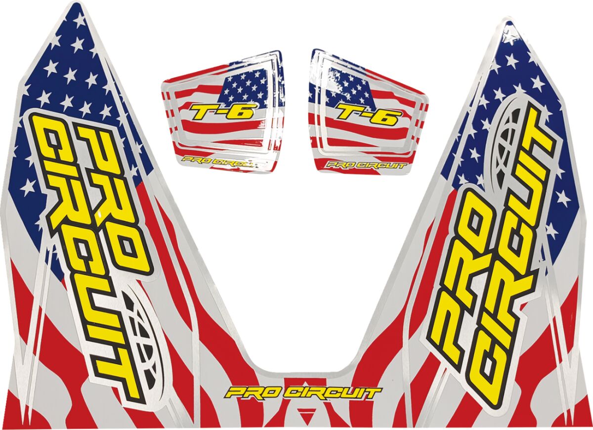 PRO CIRCUIT DECAL T6 STARS ANDSTRIPES DC22T6-SS