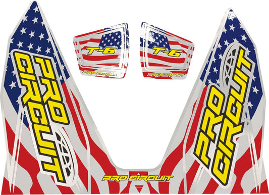 PRO CIRCUIT DECAL T6 STARS ANDSTRIPES DC22T6-SS