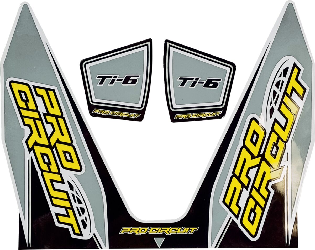 PRO CIRCUIT DECAL TI6 GRAY DC22TI6-GRAY