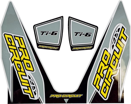 PRO CIRCUIT DECAL TI6 GRAY DC22TI6-GRAY