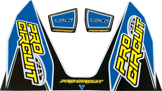 PRO CIRCUIT DECAL TI6 LIGHT BLUE DC22TI6-LB