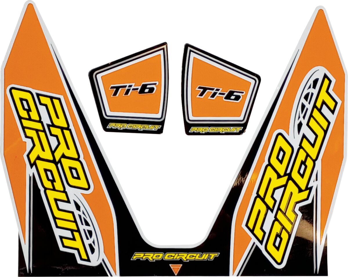 PRO CIRCUIT DECAL TI6 ORANGE DC22TI6-ORANGE