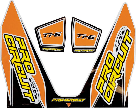 PRO CIRCUIT DECAL TI6 ORANGE DC22TI6-ORANGE