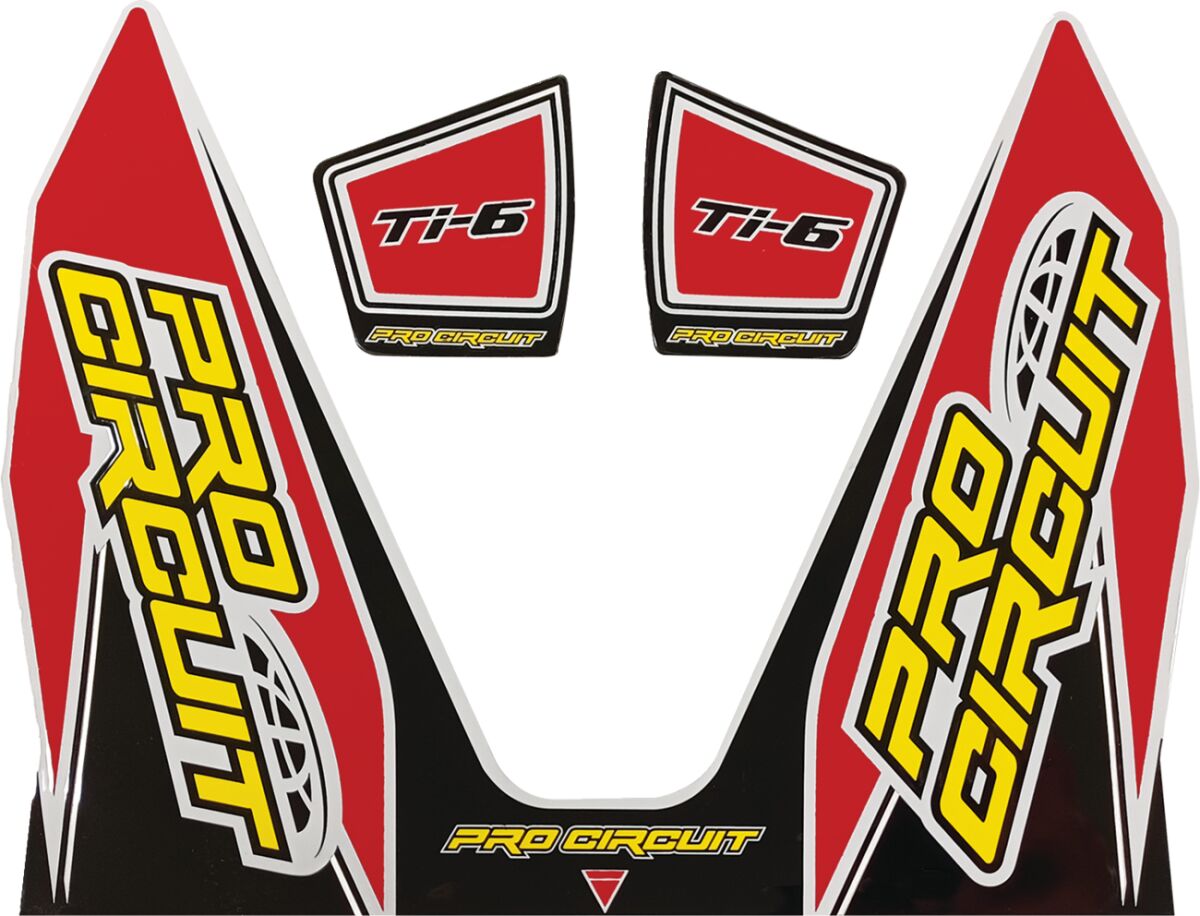 PRO CIRCUIT DECAL TI6 RED DC22TI6-RED