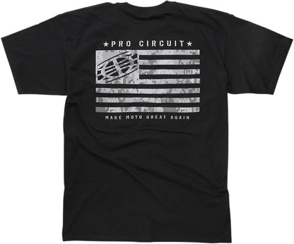 PRO CIRCUIT T-SHIRT PC-FLAG BLACK XL 6411810-40