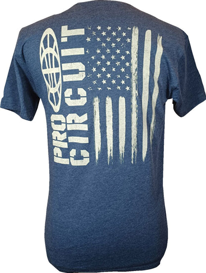PRO CIRCUIT Logo Flag T-Shirt - Heather Navy - XL 646200-040