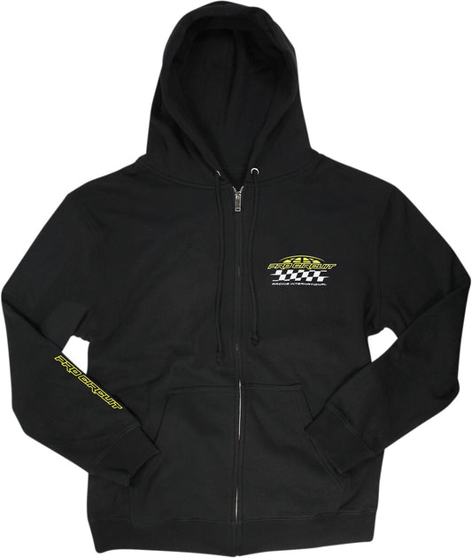 PRO CIRCUIT ZIP HOODY RACER BLK MD 6511920-020