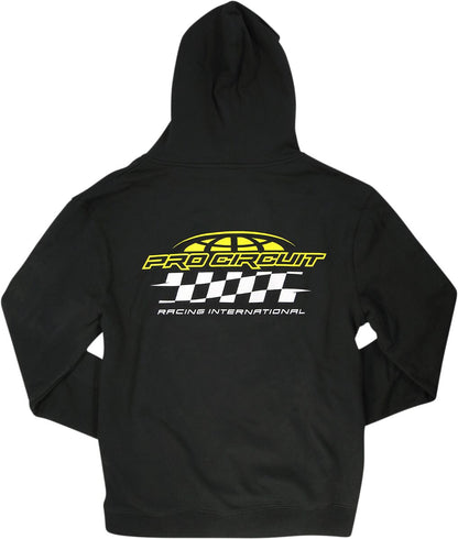 PRO CIRCUIT ZIP HOODY RACER BLK MD 6511920-020