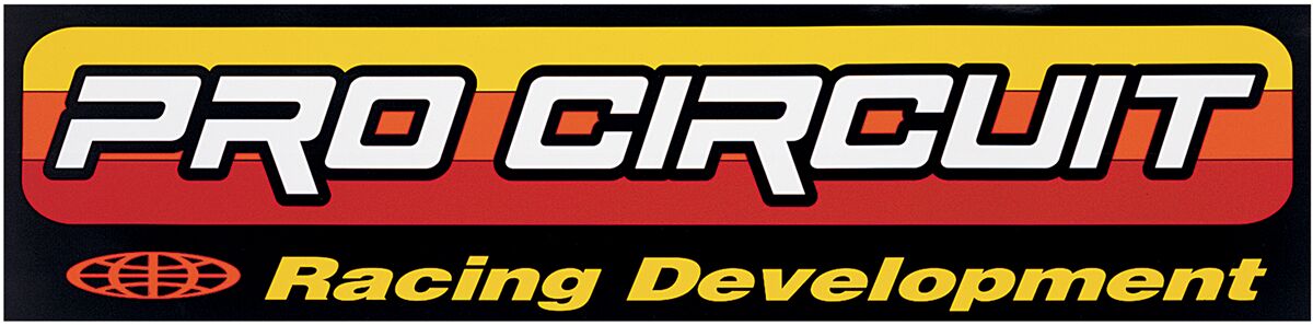 PRO CIRCUIT LOGO PRO CIRCUIT ORIGINAL VAN DECAL DC96VAN