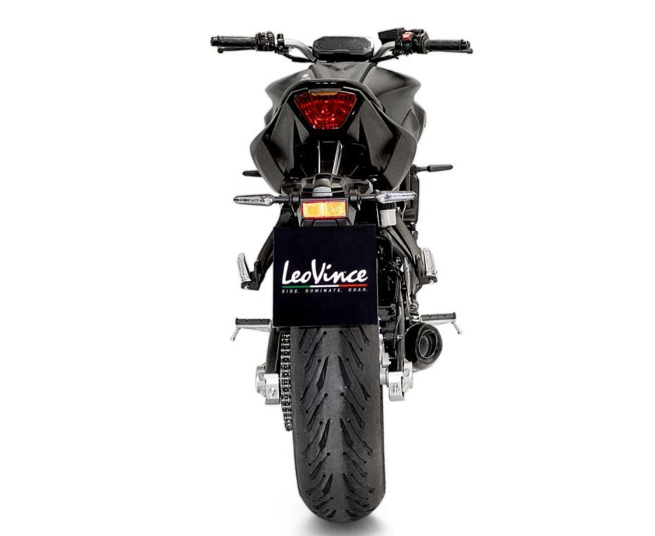 LEOVINCE LV ONE EVO BLACK EDITION STAINLESS STEEL EXHAUST SYSTEM WITH CAT 14360EBK
