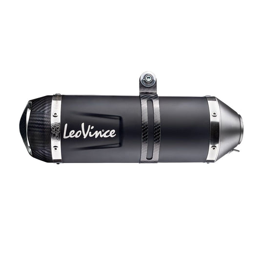 LEOVINCE LV One EVO Black Edition Stainless Steel Exhaust System with CAT 14390EBK