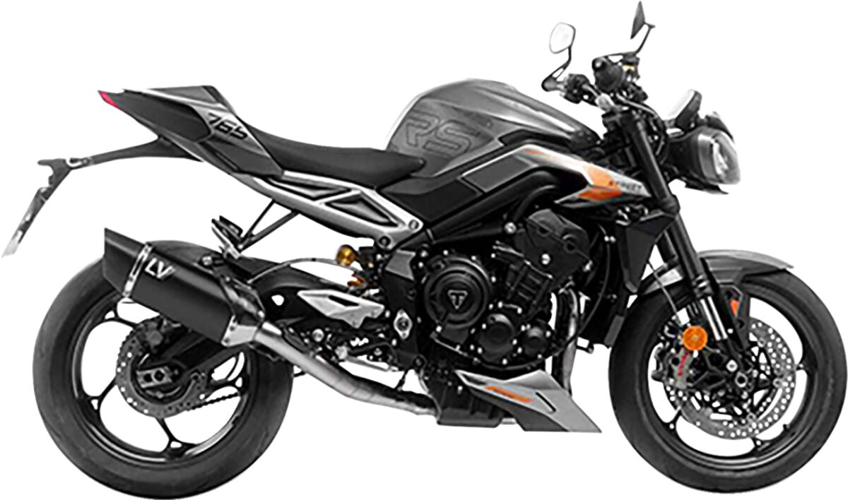LEOVINCE LV-14 R 3/1 BLACK EDITION TRIUMPH STREET TRIPLE R/RS 765 15608BU