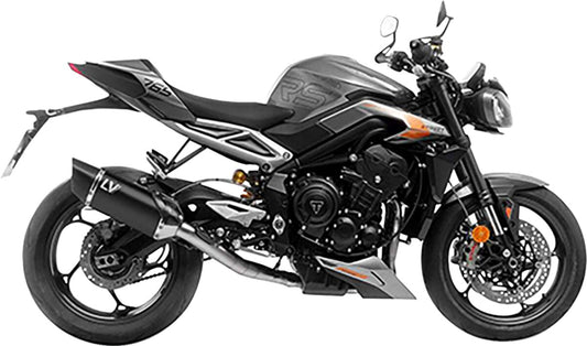 LEOVINCE LV-14 R 3/1 BLACK EDITION TRIUMPH STREET TRIPLE R/RS 765 15608BU
