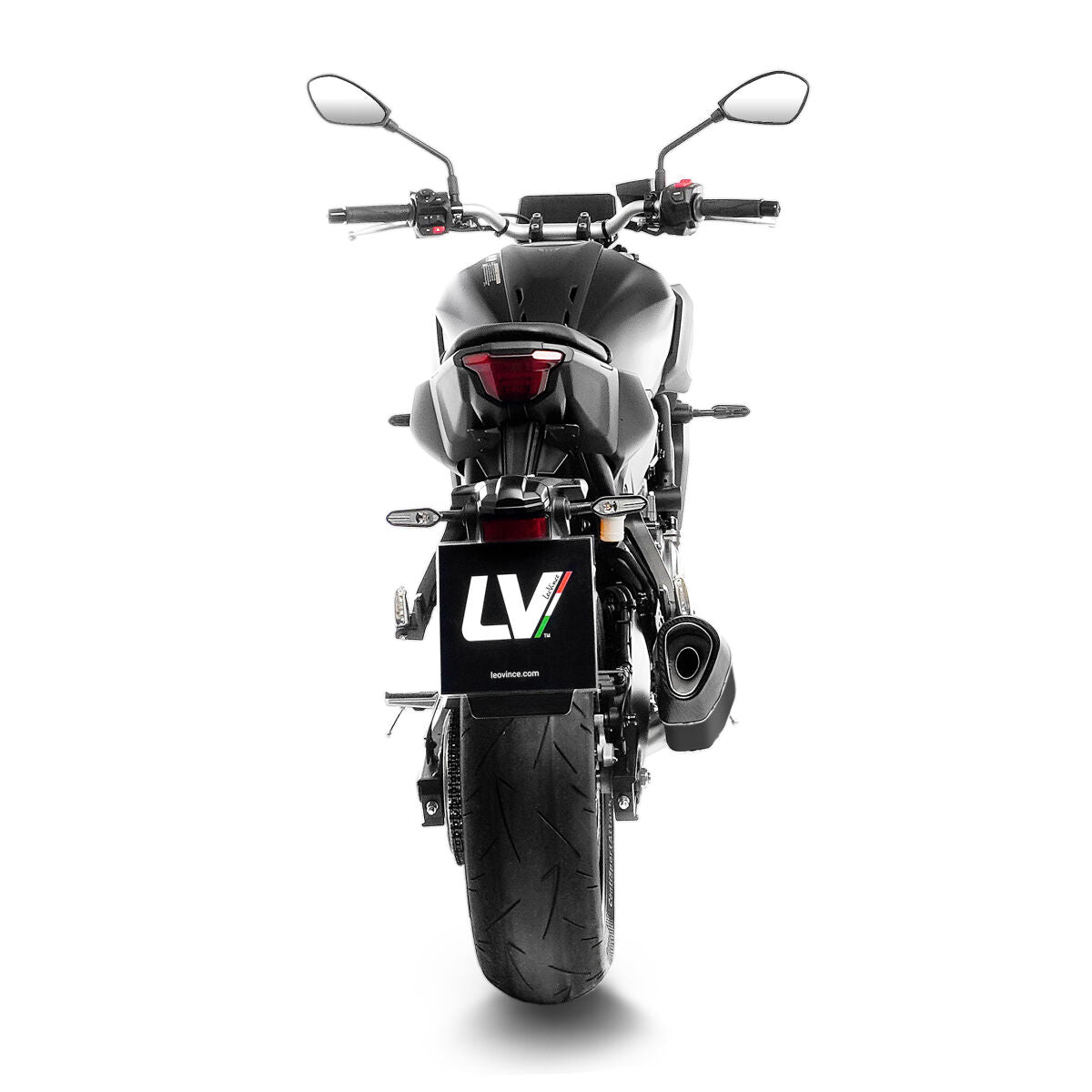 LEOVINCE LV-14R BLACK EDITION SLIP-ON MUFFLER 15632BU