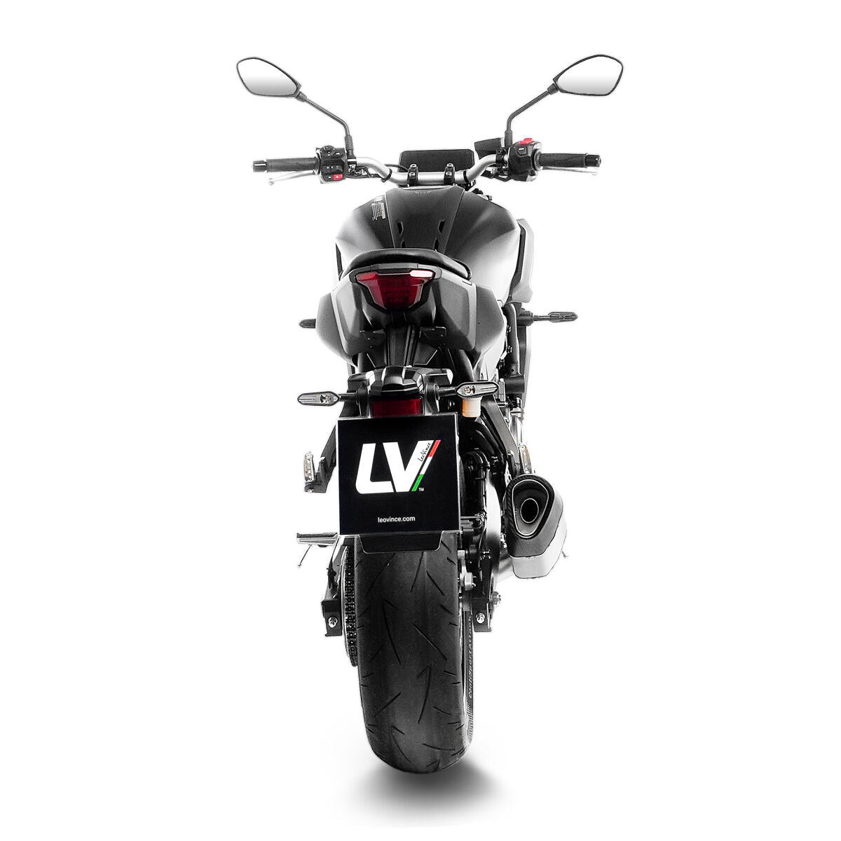 LEOVINCE LV-14R TITANIUM MUFFLER SLIP-ON MUFFLER 15632TU
