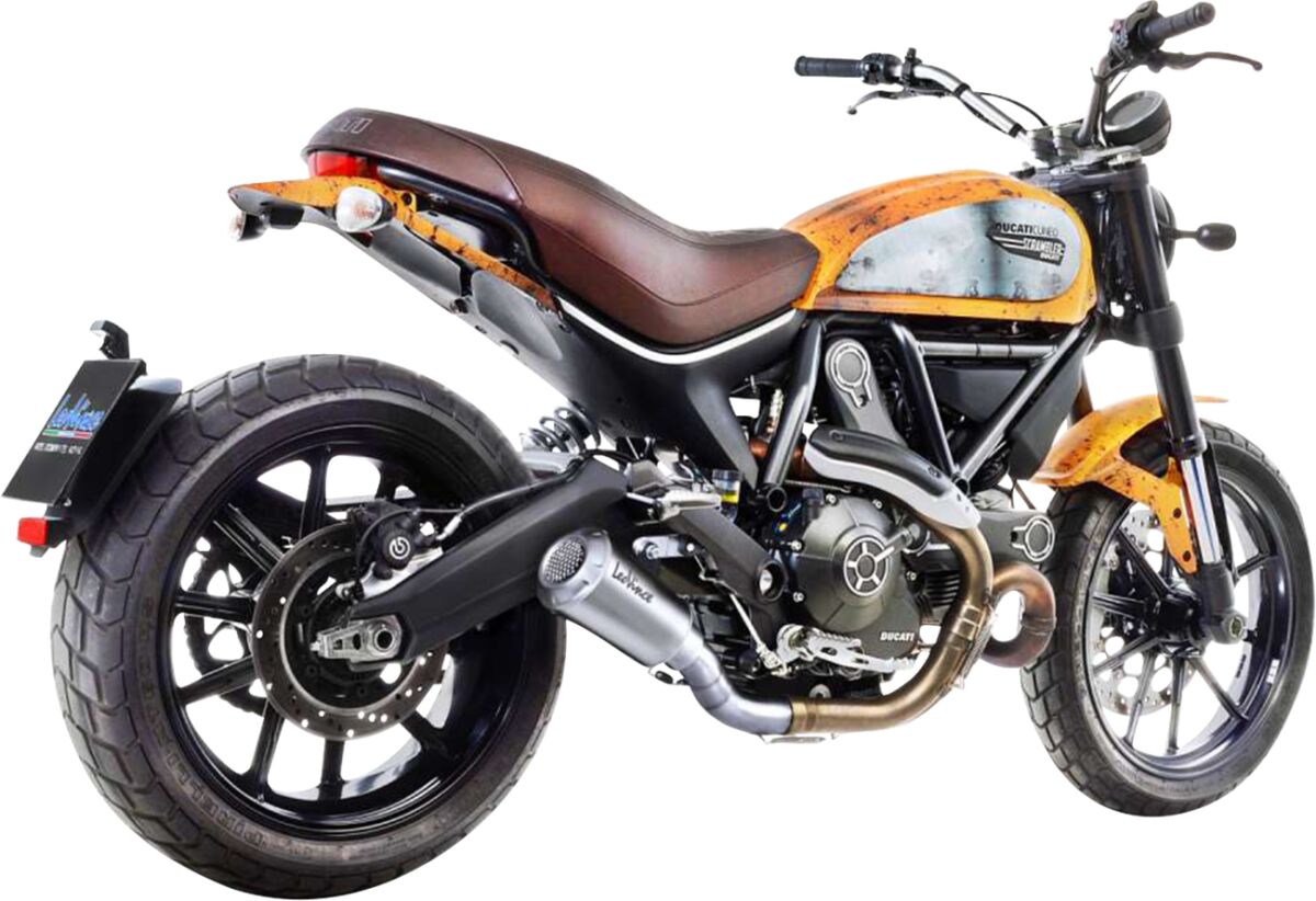 LEOVINCE SLIP-ON LV-10 SCRAMBLER S/S 15206U