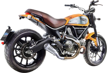 LEOVINCE SLIP-ON LV-10 SCRAMBLER S/S 15206U