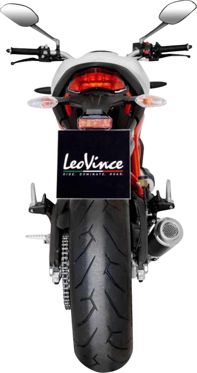 LEOVINCE SLIP-ON LV-10 SCRAMBER BK 15206BU