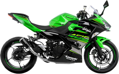 LEOVINCE SLPON LV-10 BLK NINJA 400 15218BU