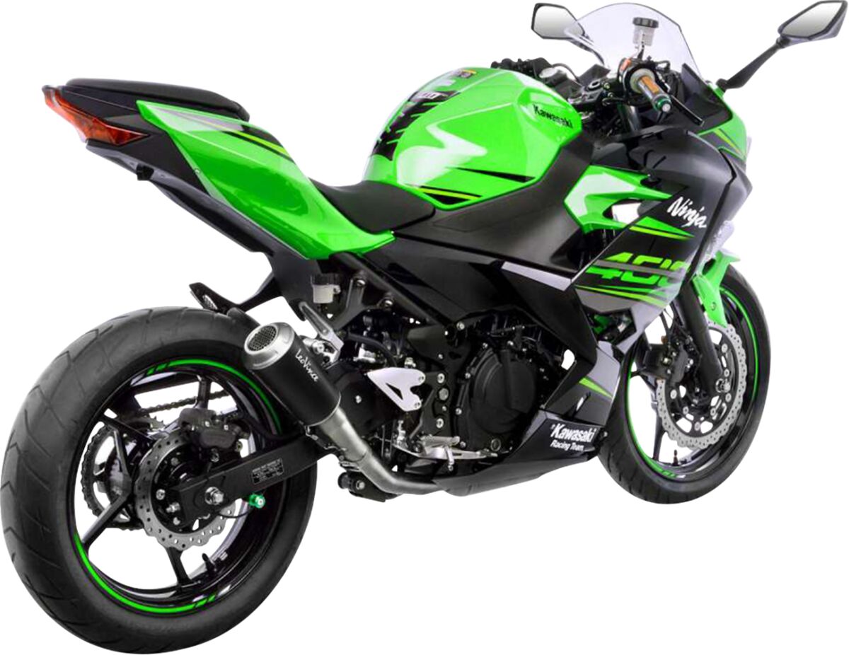 LEOVINCE SLPON LV-10 BLK NINJA 400 15218BU