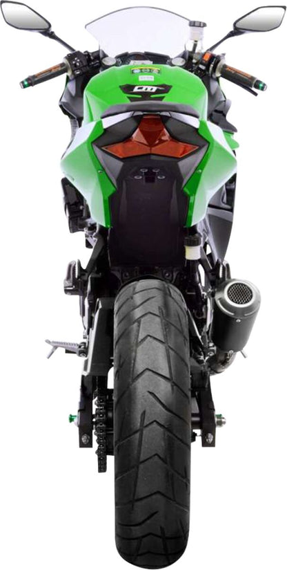 LEOVINCE SLPON LV-10 BLK NINJA 400 15218BU