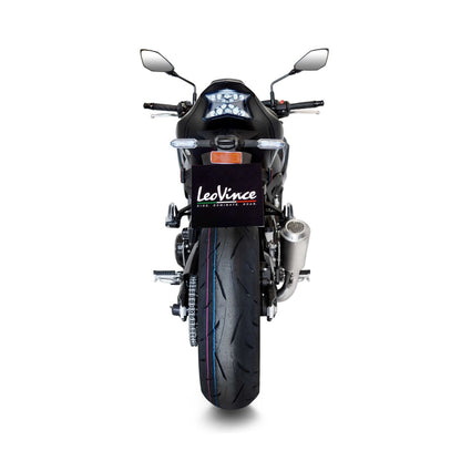 LEOVINCE LV-10 SLIP-ON MUFFLER STAINLESS STEEL ECE 15239
