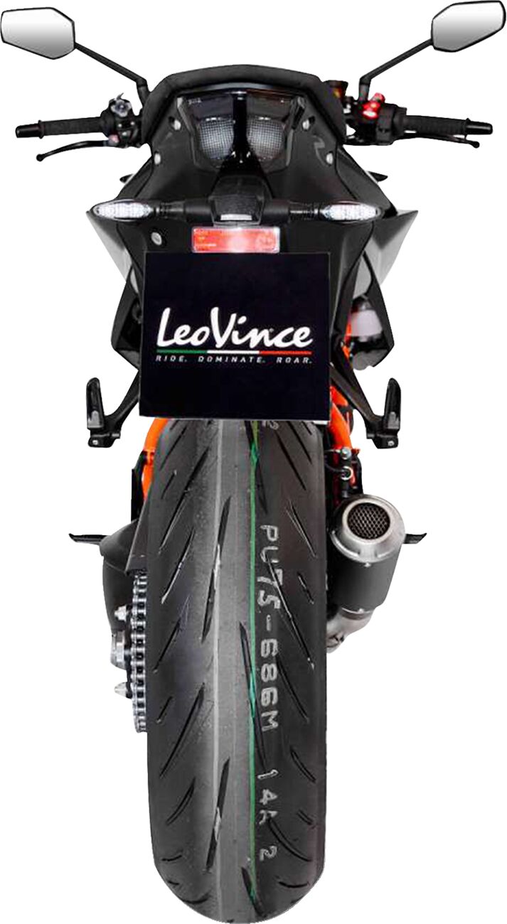 LEOVINCE MUFFLER LV-10 BLK 1290 SDR 15243BU
