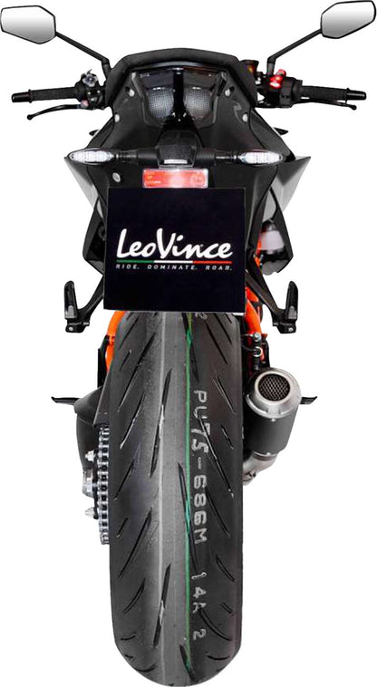 LEOVINCE MUFFLER LV-10 BLK 1290 SDR 15243BU