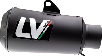 LEOVINCE LV-10 FULL BLACK SLIP-ON MUFFLER STAINLESS STEEL ECE 15239FB