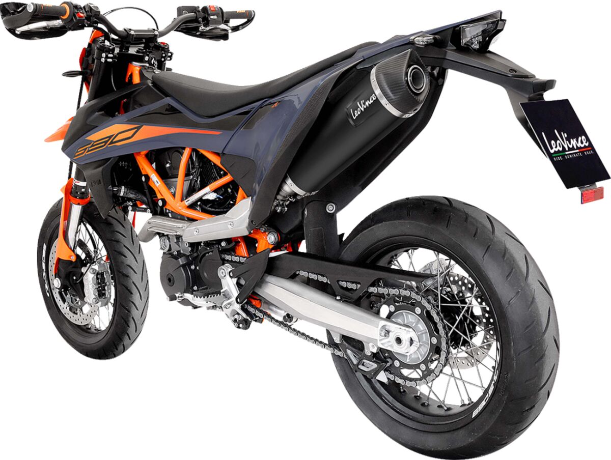LEOVINCE NERO SLIP-ON MUFFLERS ECE/EU 14072K