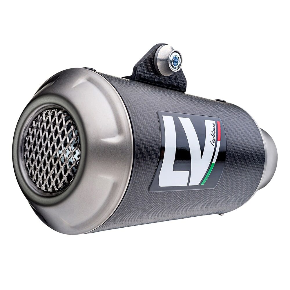 LEOVINCE LV-10 CARBON FIBER SLIP-ON MUFFLER ECE 15239C