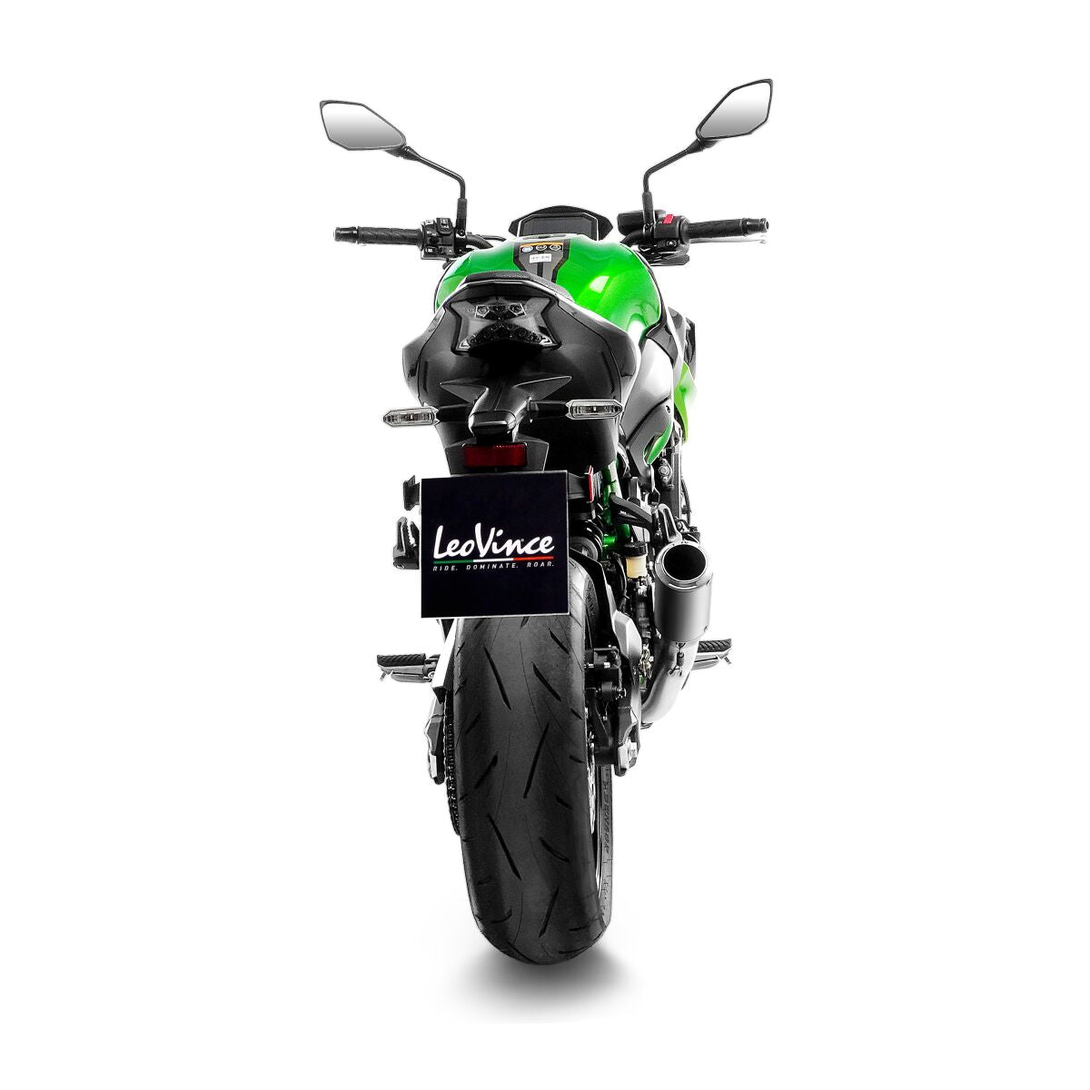LEOVINCE LV CORSA TITANIUM SLIP-ONE MUFFLER 15404TU