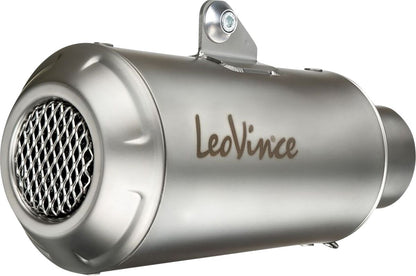 LEOVINCE LV-10 SLIP-ON MUFFLER STAINLESS STEEL 15254U