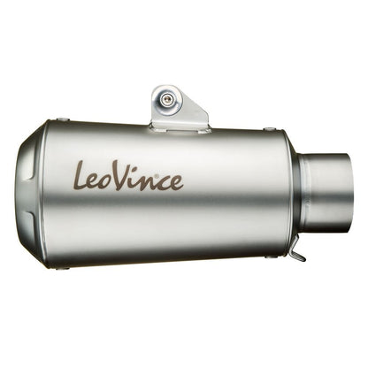 LEOVINCE LV-10 SLIP-ON MUFFLER STAINLESS STEEL 15254U