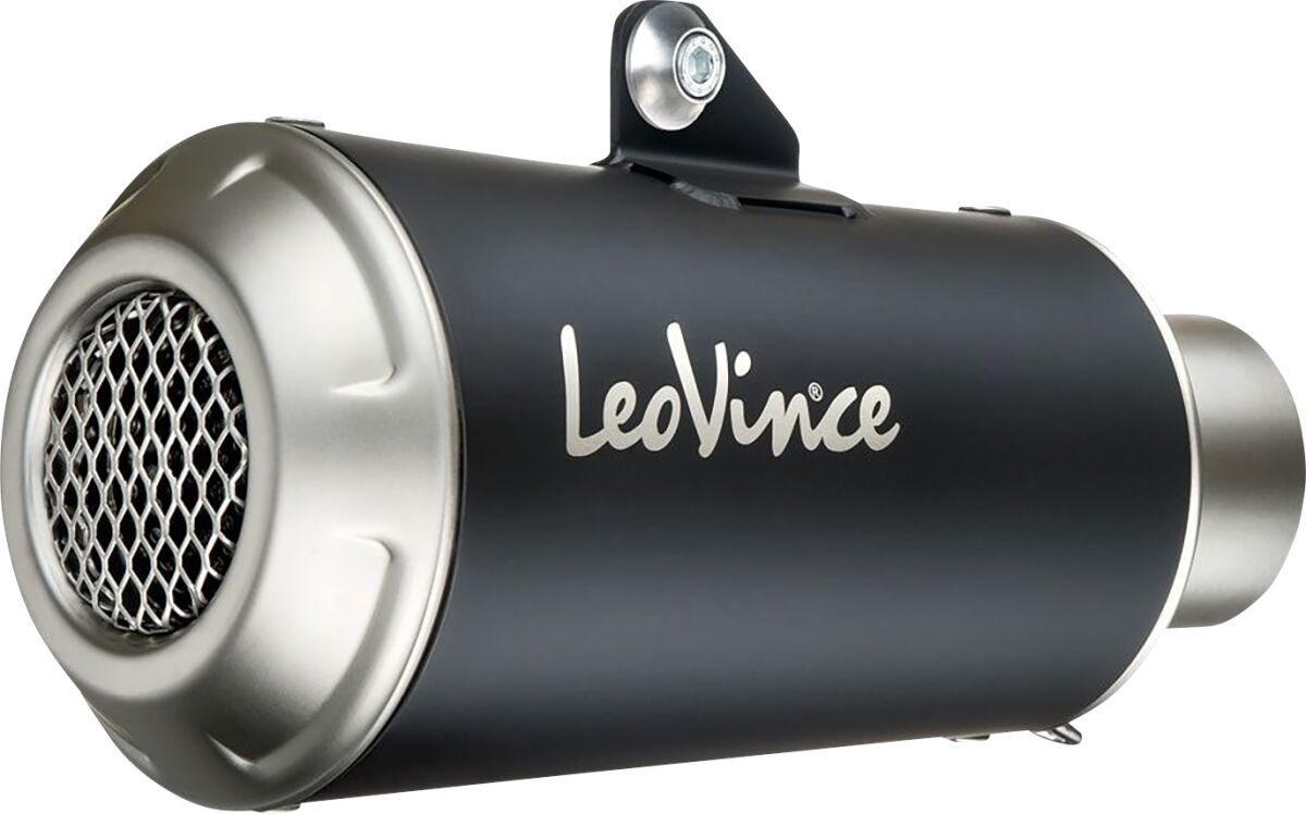 LEOVINCE LV-10 BLACK EDITION SLIP-ON MUFFLER SS 15254BU