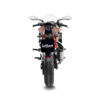 LEOVINCE LV ONE EVO STAINLESS STEEL SLIP-ON MUFFLER ECE 14415E