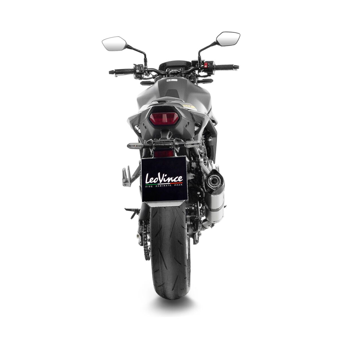 LEOVINCE LV ONE EVO STAINLESS STEEL SLIP-ON MUFFLER ECE 14430E