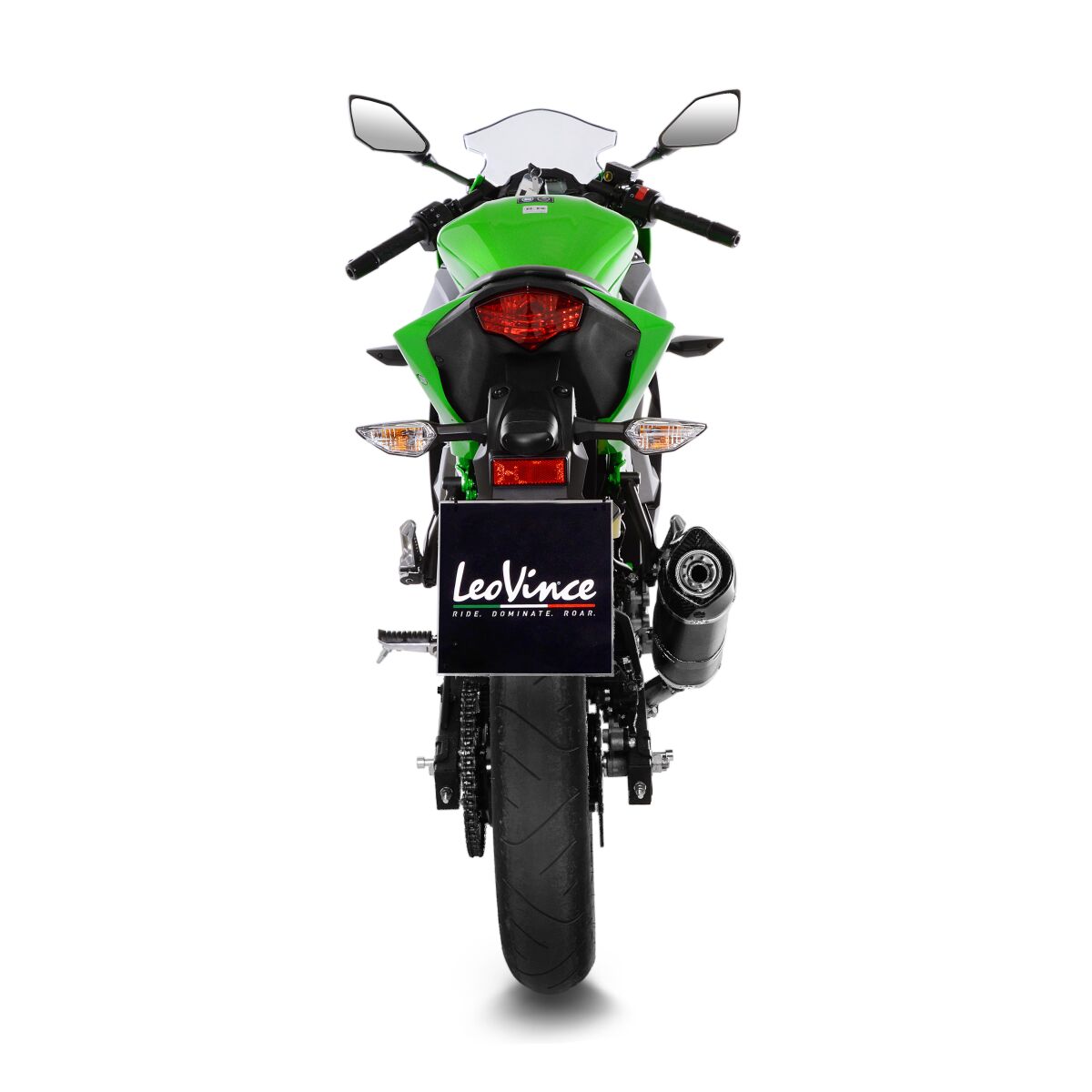 LEOVINCE LV ONE EVO CARBON SLIP-ON MUFFLER ECE 14294E