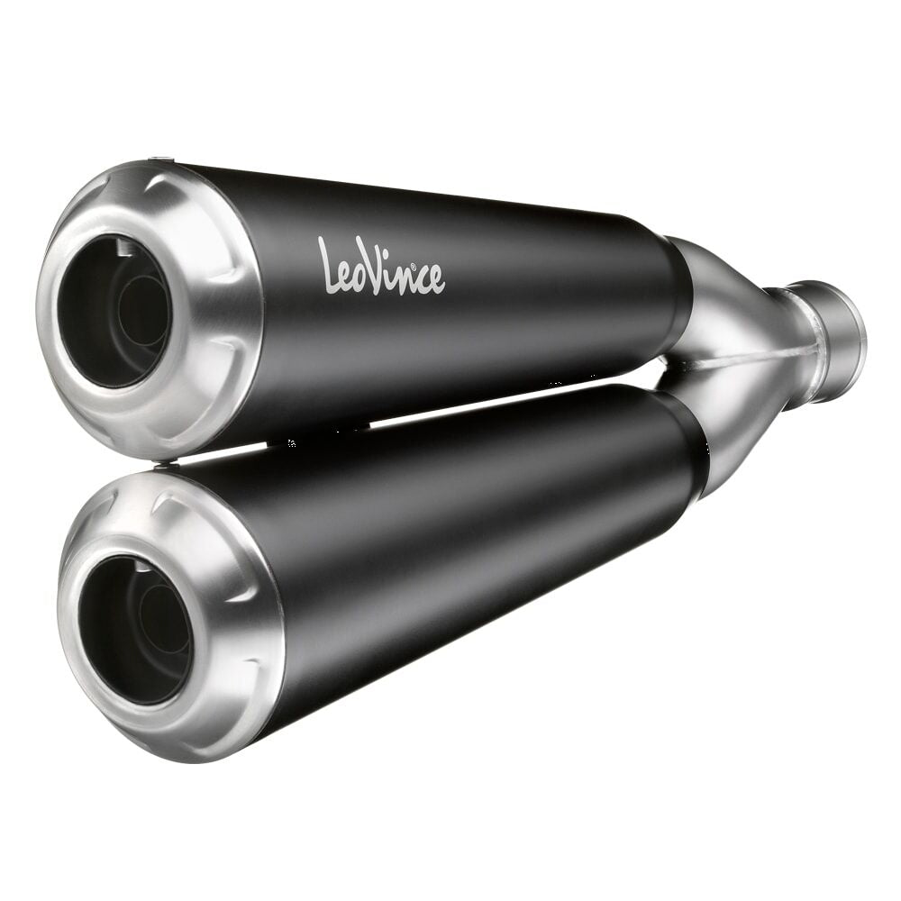 LEOVINCE GP DUALS SS SLIP-ON MUFFLER ECE 15105