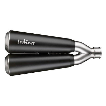 LEOVINCE GP DUALS SS SLIP-ON MUFFLER ECE 15105