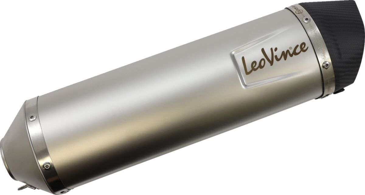 LEOVINCE LV ONE EVO STAINLESS STEEL SLIP-ON MUFFLER 14356E