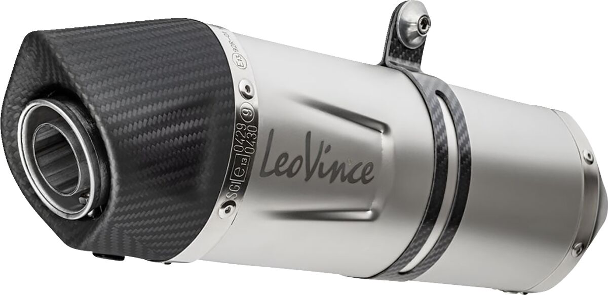 LEOVINCE LV ONE EVO STAINLESS STEEL SLIP-ON MUFFLER 14383E