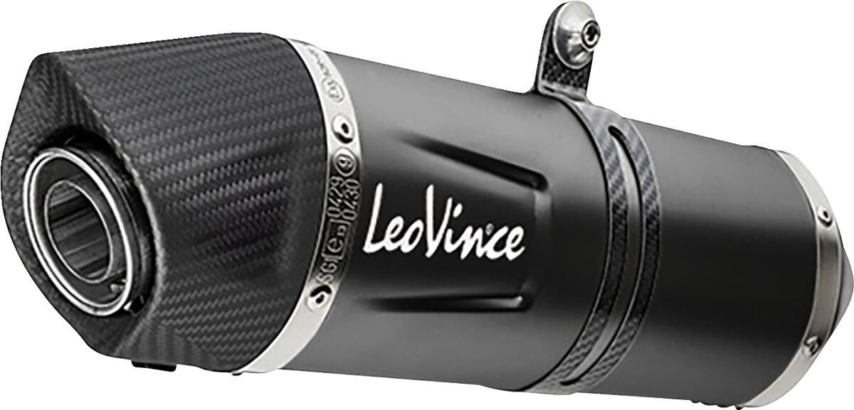 LEOVINCE LV ONE EVO BLACK EDITION SLIP-ONE MUFFLER ECE 14383EB