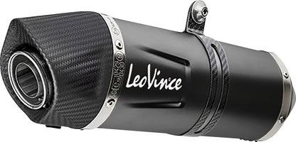 LEOVINCE LV ONE EVO BLACK EDITION SLIP-ONE MUFFLER ECE 14383EB