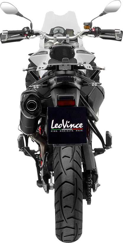 LEOVINCE LV ONE EVO BLACK EDITION SLIP-ONE MUFFLER ECE 14383EB