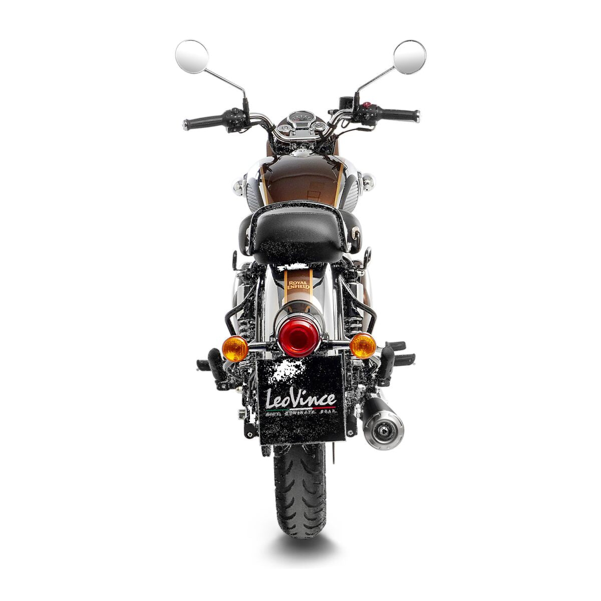 LEOVINCE LV Classic Racer Black Edition Slip-On Muffler 15008B