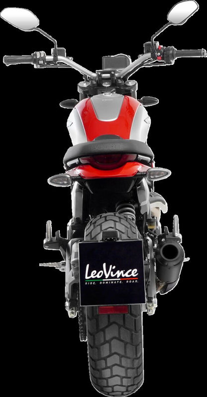 LEOVINCE MUFFLER LV-10 FULL BLACK DUCATI SCRAMBLER 800 15266FB