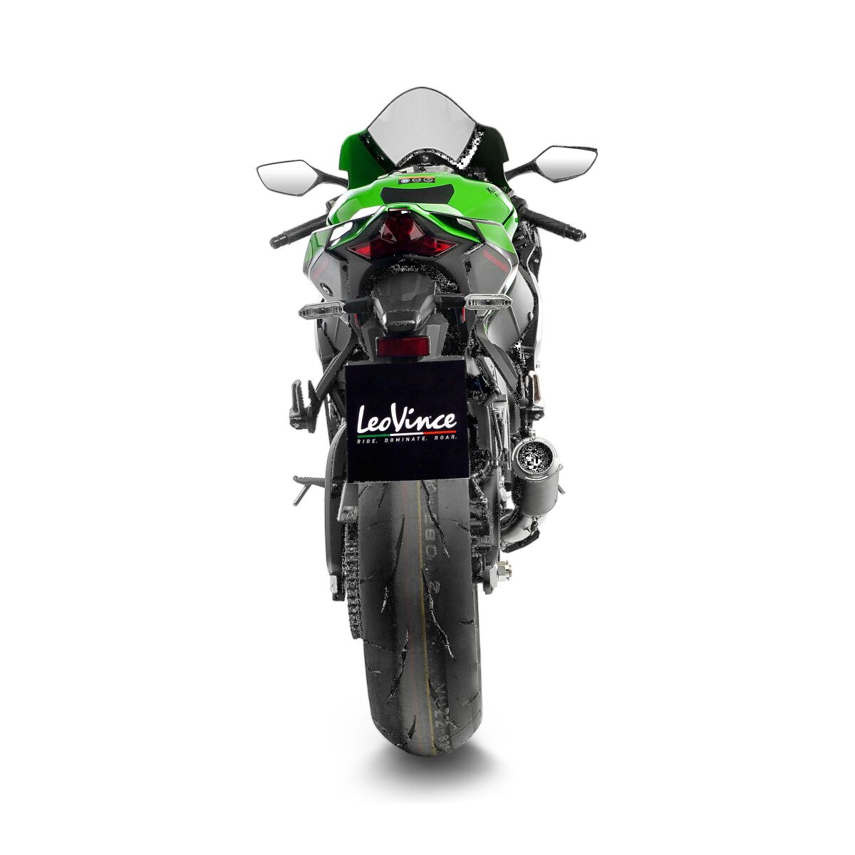 LEOVINCE LV CORSA CARBON FIBER SLIP-ON MUFFLER 15406CU